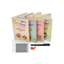 Cargar imagen en el visor de la galería, Cuaderno Mágico (Set de 4 Cuadernos + Lapicero Mágico + 10 Tintas Cambiables)